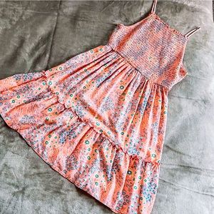 Pink Flower print sundress